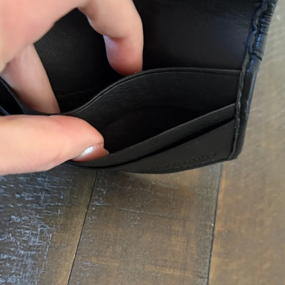 Black Leather Wallet